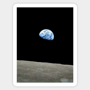 Earth seen by the moon Sticker